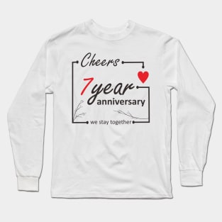 7 Year Anniversary Long Sleeve T-Shirt